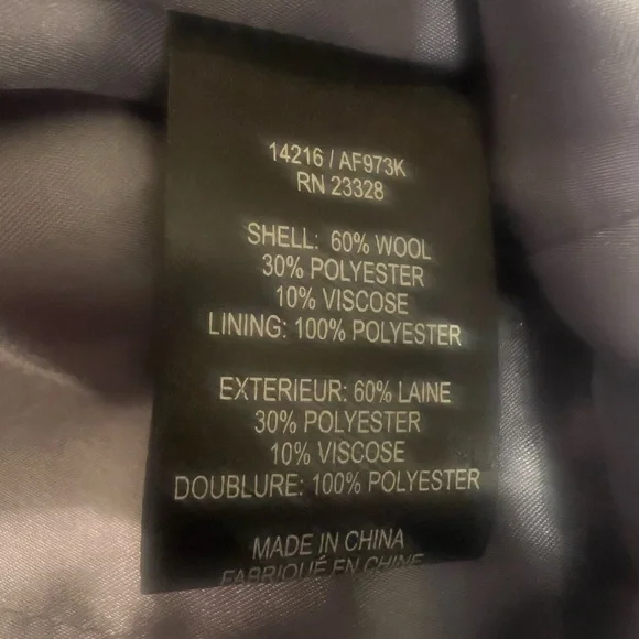 Kristen Blake Women's Wool Blend Walking Coat, Light Blue Long Jacket Peacoat - Picture 5 of 12